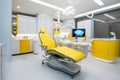 A hypermodern treatment room for dentistry Royalty Free Stock Photo