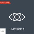 Hyperopia Vector Icon