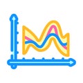 hyperparameter tuning machine learning color icon vector illustration