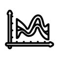 hyperparameter tuning machine learning line icon vector illustration