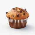 Hyperrealism Photography: 3d Chocolate Chip Bunny Muffin In 8k Resolution