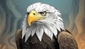 Realistic Bald Eagle Coloring Page For Toddlers