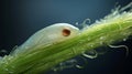 Hyperrealistic Marine Life: Photorealistic Macro Of Mint Eleocharis Ovata