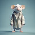 Hyperrealistic Portraits Of A Mouse In A White Coat