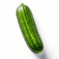 Hyperrealistic Precision: Uhd Image Of Cucumber With High-key Lighting