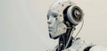 Hyperrealistic Render of Advanced AI Robot with Humanlike Features and Intricate Details