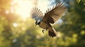 Hyperrealistic Rendering Of Autumn Titmouse In Unreal Engine