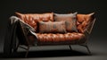 Hyperrealistic Settee Design With Weaving Leather Elements