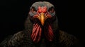 Hyperrealistic Turkey Portrait With Spectacles: Unreal Engine 5 Art