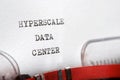 Hyperscale data center concept Royalty Free Stock Photo