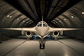 hypersonic aircraft in a wind tunnel for aerodynamic testing