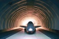 hypersonic aircraft in a wind tunnel test