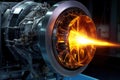 hypersonic jet engine close-up