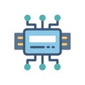 Hypervisor Icon for Virtualization Technology Royalty Free Stock Photo