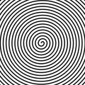 Hypnos Circles Concentric. Abstract concentric circles texture. Vector illustration. Hypnotic swirl spiral background