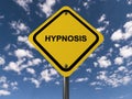 Hypnosis road sign