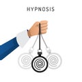 Hypnosis vector cartoon