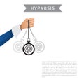 Hypnosis vector cartoon