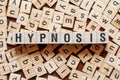 Hypnosis word concept Royalty Free Stock Photo