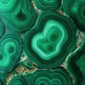 Hypnotic Abstract Swirls Found In Malachite Stone Generative AI.jpeg Royalty Free Stock Photo