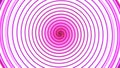 Hypnotic background psychedelic swirl pink spiral Royalty Free Stock Photo