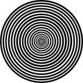 Hypnotic Circle Art work used for hypnosis or medical purposes