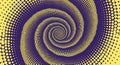 Hypnotic Dot Spiral Royalty Free Stock Photo