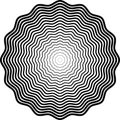 Hypnotic Fascinating Abstract Image. Vector Illustration. EPS10