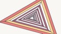Hypnotic Geometric Triangle Tunnel Pattern Abstract Design, vector design Generative AI Royalty Free Stock Photo