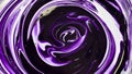 Hypnotic, interesting patterns, close-up waves when mixing white and purple paint.Mixing white and dark purple water paint creates