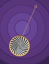 Hypnotic pendulum Royalty Free Stock Photo