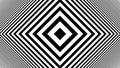 Hypnotic Rhythmic Movement Black And White stripes