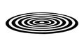 Hypnotic Swirl Pattern Icon - Illusion, Mind Abstract Dynamics, vector design Generative AI Royalty Free Stock Photo