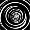 hypnotist circle background vector