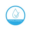 Hypoallergenic icon symbol simple design