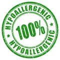 Hypoallergenic product stamp