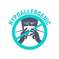 Hypoallergenic products stamp