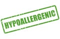 Hypoallergenic vector stamp Royalty Free Stock Photo