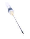 Hypodermic needle point