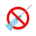Needle-less or needle-free injections symbol