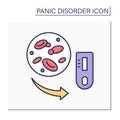 Hypoglycemia color icon