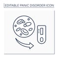 Hypoglycemia line icon