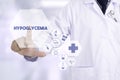 Hypoglycemia Professional doctor use computer and medical equipment all around Royalty Free Stock Photo