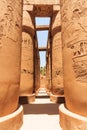 Hypostyle Hall of Karnak Royalty Free Stock Photo