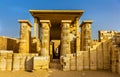 Hypostyle hall at the Pyramid of Zoser - Egypt Royalty Free Stock Photo