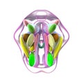 Hypothalamic nuclei, 3D illustration