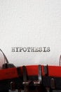 Hypothesis concept view