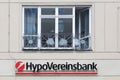 Hypovereinsbank logo on a wall Royalty Free Stock Photo