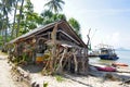 Hyppie style bar on the beach at Mook island