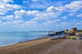 Hythe seafront summer day view English Channel Kent UK